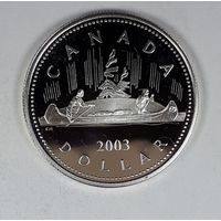 Канада 1 доллар 2003  Коронации Елизаветы II 50 лет