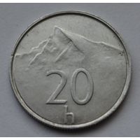 Словакия, 20 геллеров 1996 г.