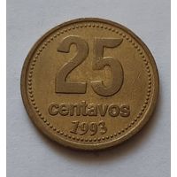 25 сентаво 1993 г. Аргентина