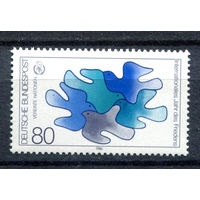 Германия (ФРГ) - 1986г. - Международный год мира - полная серия, MNH с отпечатком [Mi 1286] - 1 марка