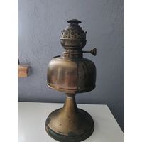 Антикварная латунная керосиновая лампа Матадор 19 век