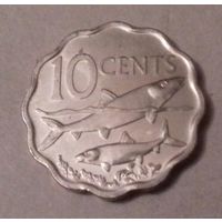 10 центов, Багамские острова (Багамы) 2007 г., AU