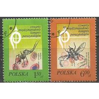 Польша. Борьба с малярией. 1978г. Mi#2567-68. Серия.