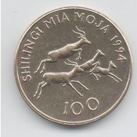 100 шиллингов 1994 Танзания