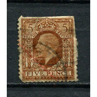 Великобритания - 1934/1936 - Король Георг V 5P - [Mi.182x] - 1 марка. Гашеная.  (Лот 73BY)