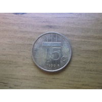 Нидерланды 5 центов 1999