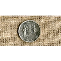 Ямайка 1 доллар 2008  круглый///(ON)