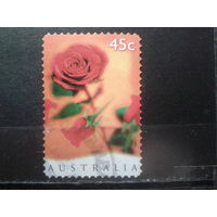 Австралия 1997 День св. Валентина, роза, самоклейка