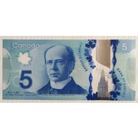 5 долларов 2013 года - Канада - полимер - UNC