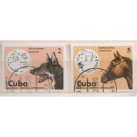 Паразиты. 2 марки, 1979г.,гаш. Куба.