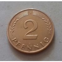 2 пфеннига, Германия 1962 F