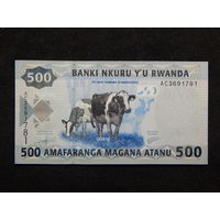 Руанда 500 франков 2013г.UNC