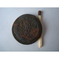 Монета "2 копейки", 1759 г., Елизавета Петровна, медь.