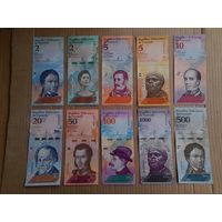 Боны, банкноты Венесуэлы.10шт.