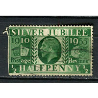 Великобритания - 1935 - Король Георг V 1/2Р - [Mi.189X] - 1 марка. Гашеная.  (LOT EX34)-T10P30