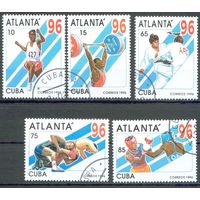 Олимпийские игры Куба 1996 год серия из 5 марок