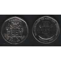 Ямайка km189 1 доллар 2012 год (m102)