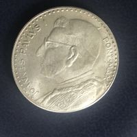 Медаль посеребрённая Ватикан Иоанн Павел I Пьета (Редкая)