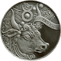 Монета "Телец (Taurus)" 2014 года 1 рубль