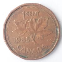 Канада 1 цент, 1985 (2-4-54)