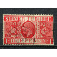 Великобритания - 1935 - Король Георг V 1Р - [Mi.190X] - 1 марка. Гашеная.  (LOT EX35)-T10P30