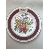 Тарелка декоративная 22 см Chelsea Flower Show Plate The 1984 английский фарфор