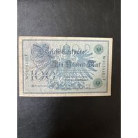 100 марок 1908 г зеленая печать