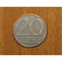 Польша - 20 злотых - 1990