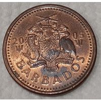 Барбадос 1 цент, 2005 (7-2-13)