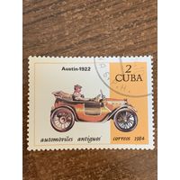 Куба 1984. Автомобили. Austin 1922. Марка из серии