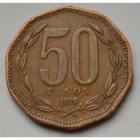 Чили 50 песо, 1999 г.
