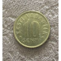 10 центов 1996 Эстония