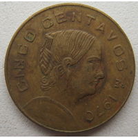 Мексика 5 сентаво 1970 г.