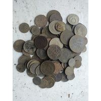 Монеты  ссср 1961-1991 копаные, не чищеные, без перебора 95 шт,