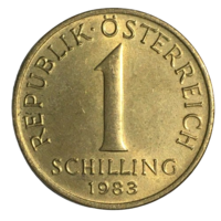 Австрия 1 шиллинг, 1983