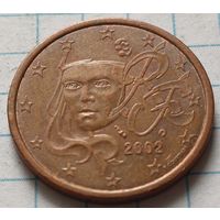 Франция 5 евроцентов, 2002    ( 2-7-5 )