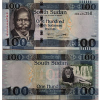 Южный Судан 100 Фунтов 2019 UNC П1-463