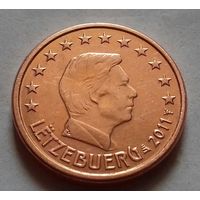 1 евроцент, Люксембург 2011 г., AU