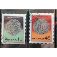 Польша 1977 Монеты | Нумизматика. Польские серебряные монеты  ко Дню печати. 2 марки из серии