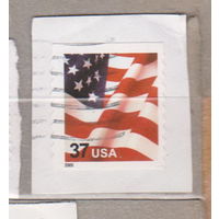 Флаг США 2005 год год лот 1064  БЕЗ ПОВТОРОВ разновидности разная зубцовка   МОЖНО РАЗДЕЛЬНО вырезки