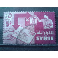 Сирия 1957 Межд. неделя письма