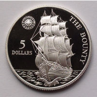 Ниуэ 5 долларов, 1992, Баунти