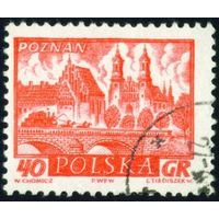 Древние города. Стандартный выпуск Польша 1960 год 1 марка
