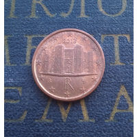 1 евроцент 2013 Италия #01