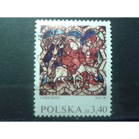 Польша 1971 Витраж, 14 век