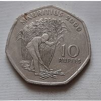 10 рупий 2000 г. Маврикий