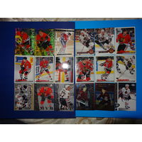 Хоккейные карточки.НХЛ.Chicago Blackhawks. 268 разные карты.Часть 2