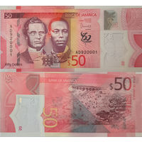 Ямайка 50 Долларов 2022 "60 лет Независимости" UNC П1-495