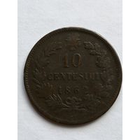 10 чентезимо 1862