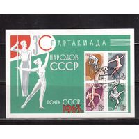 СССР-1963, (Заг.Бл.35) гаш.  ,  Спартакиада